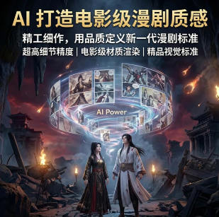 云驿AI精品3D漫剧S级玄幻穿越修真动画短剧全流程教学2026【画质不错有资料】